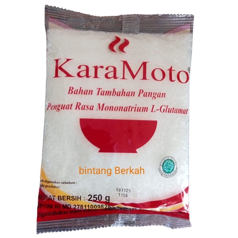 

penyedap Rasa merk Karamoto 250 gram