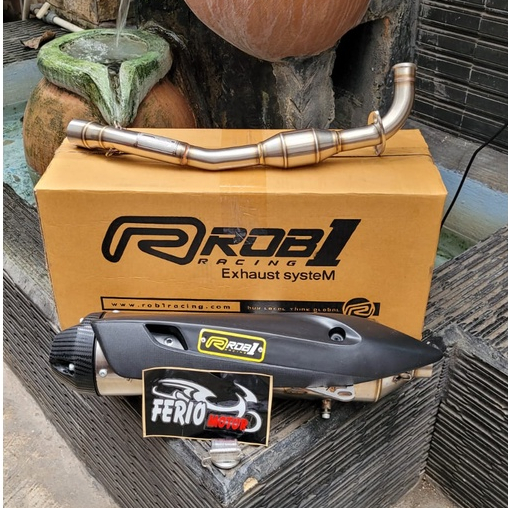 Knalpot ROB1 Nmax Old New Aerox Lexi PCX 150 160 Vario125 150 160 ADV 150 160 Genio Beat