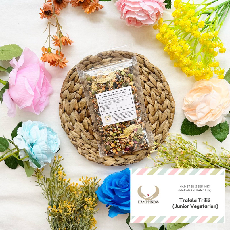 ADY78 TralalaTrilili Dango Mix Makanan Hamster / Seed Mix Hamster / Pakan Hamster