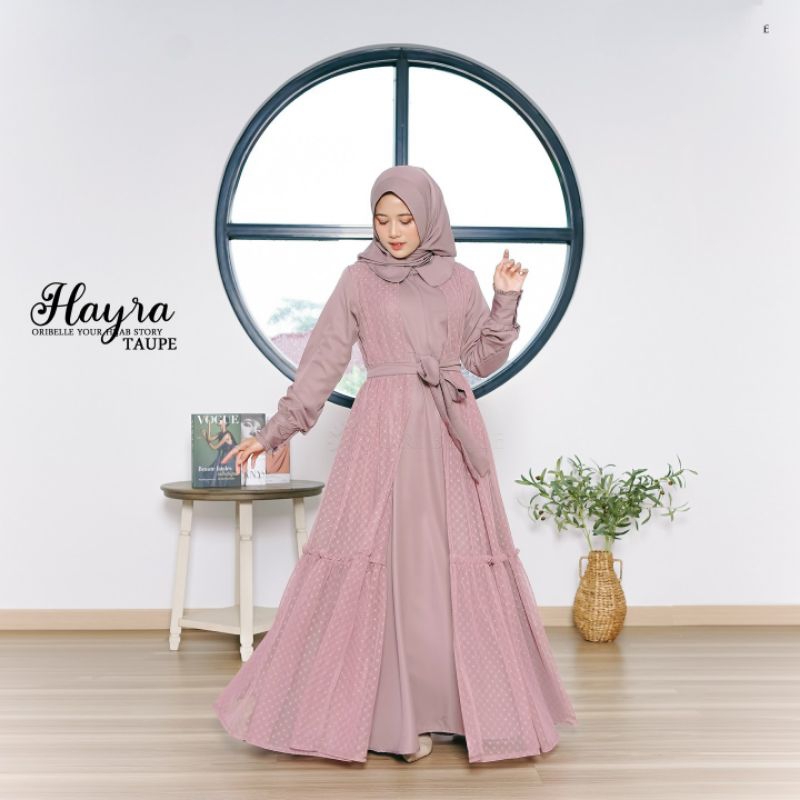 HAYRA COUPLE MOM &amp; KIDS FREE HIJAB MIX TILEDOT/YUMNA COUPLE ORIBELLE KEKINIAN/GAMIS SHAKILA MIX OUTER TILEDOT/FAR MOSLEMSTORE