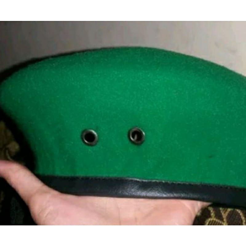 topi baret hijau super / topi baret HW super
