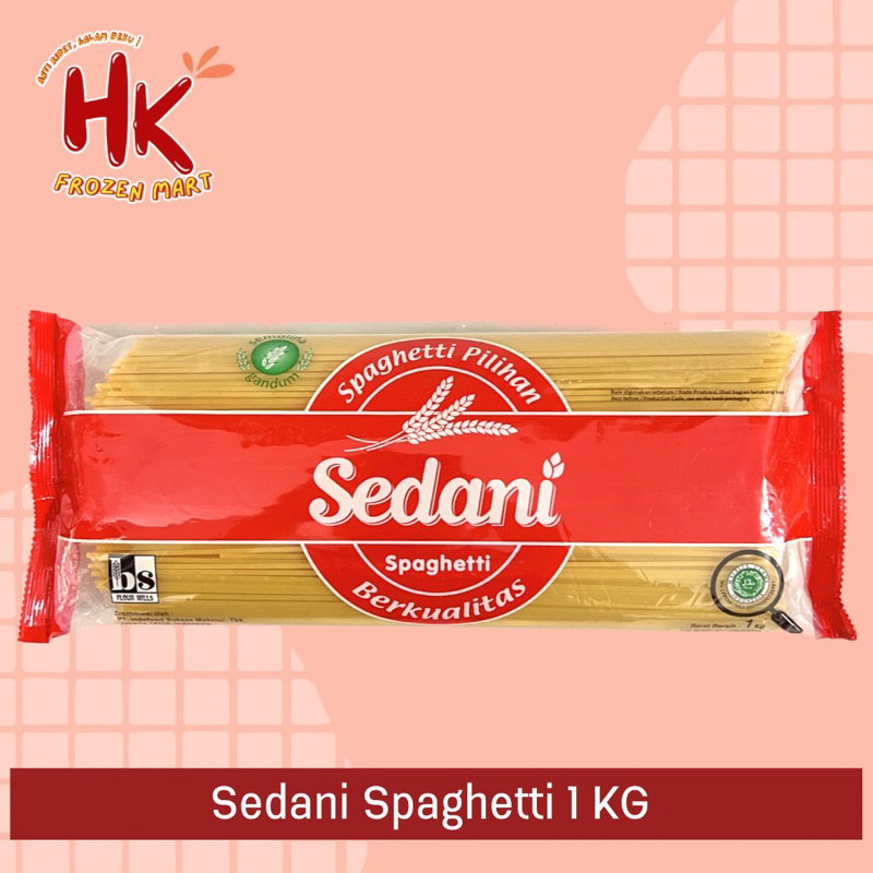 

Sedani Spaghetti 1 kg | mie pasta spageti lafonte | HK FROZEN MART