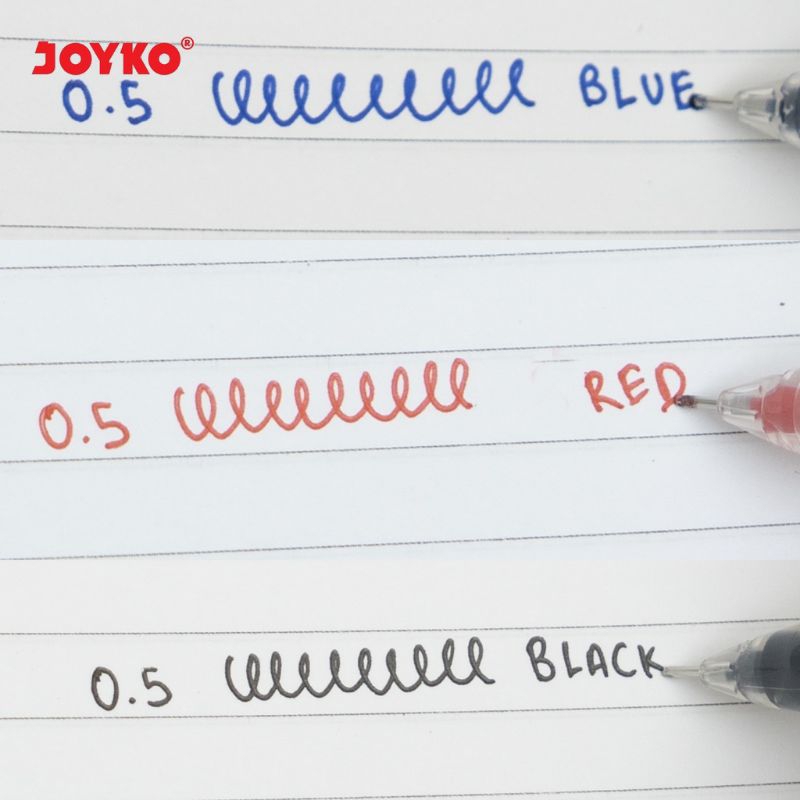 Pulpen Gel Joyko GP 330 Big Fill 0.5 mm - Bolpoin Tebal Bolpen GP-330
