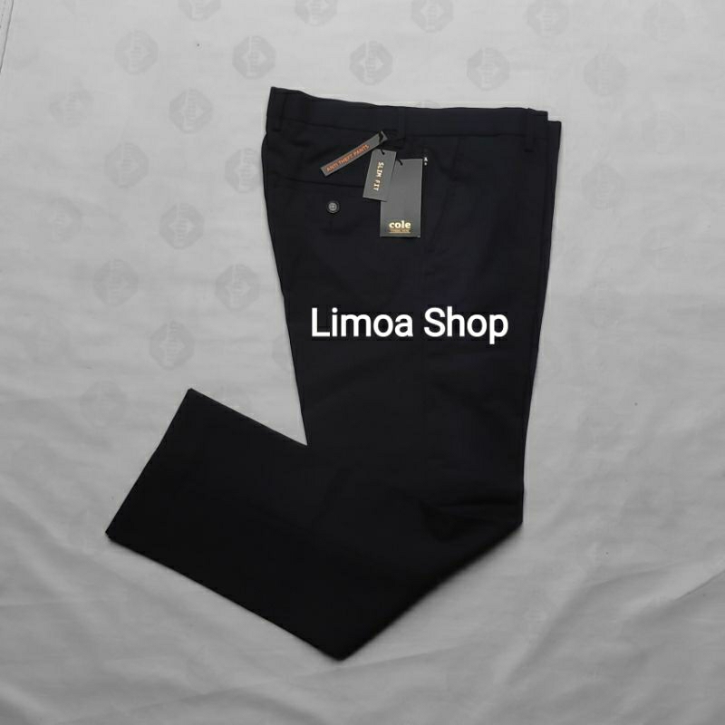 Celana Pria Formal COLE Navy Sliimfit CL 34