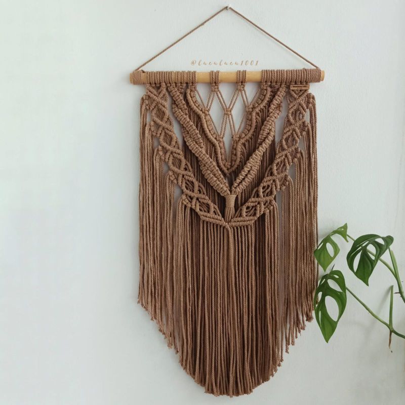 HIASAN DINDING MACRAME - READY STOK.