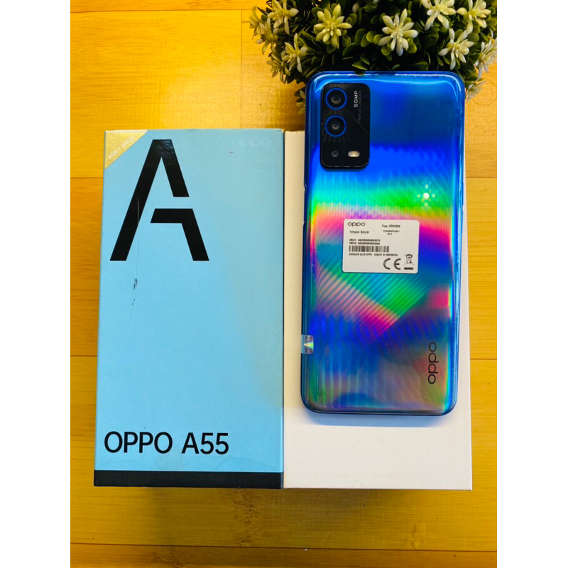 Oppo A55 4/64 GB Ex resmi Oppo Indonesia Original second bekas seken