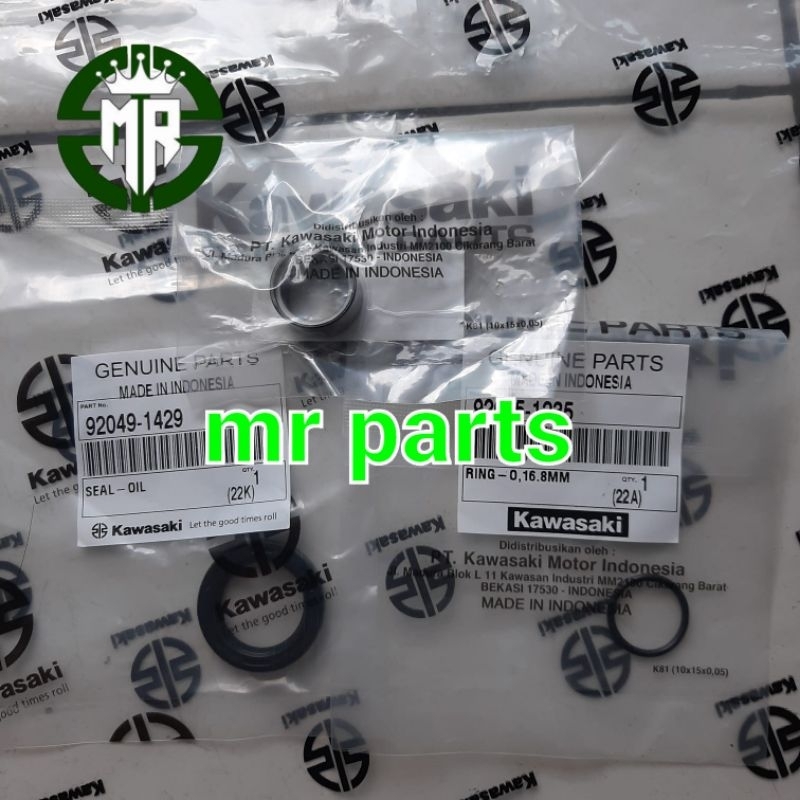 bosh seal sil gear gir depan set kawasaki kaze r blitz blit r joy edge zx130 zx 130 original