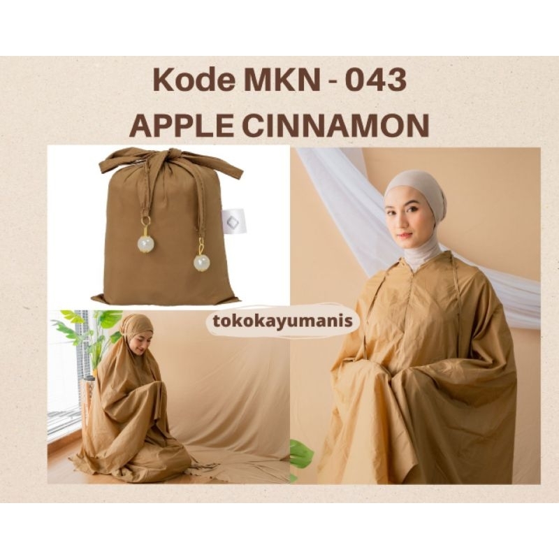 MUKENA TRAVEL MINI ALIF BY ALIF MODERN WEAR APPLE CINNAMON