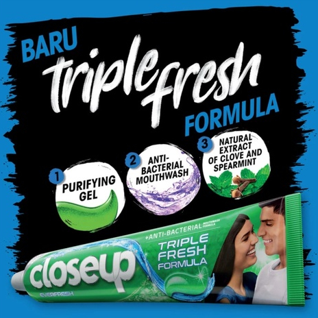 CLOSE UP Deep Action Menthol Fresh 110gr / 160gr