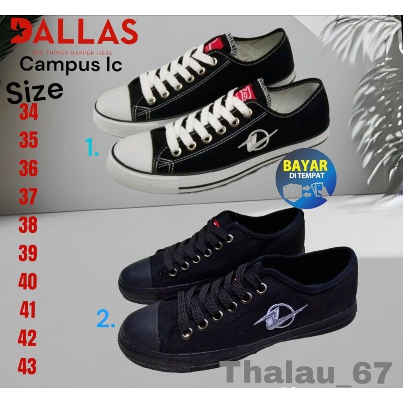 SEPATU DALLAS CAMPUS//SEPATU SNEAKER KANVAS PRIA & WANITA.