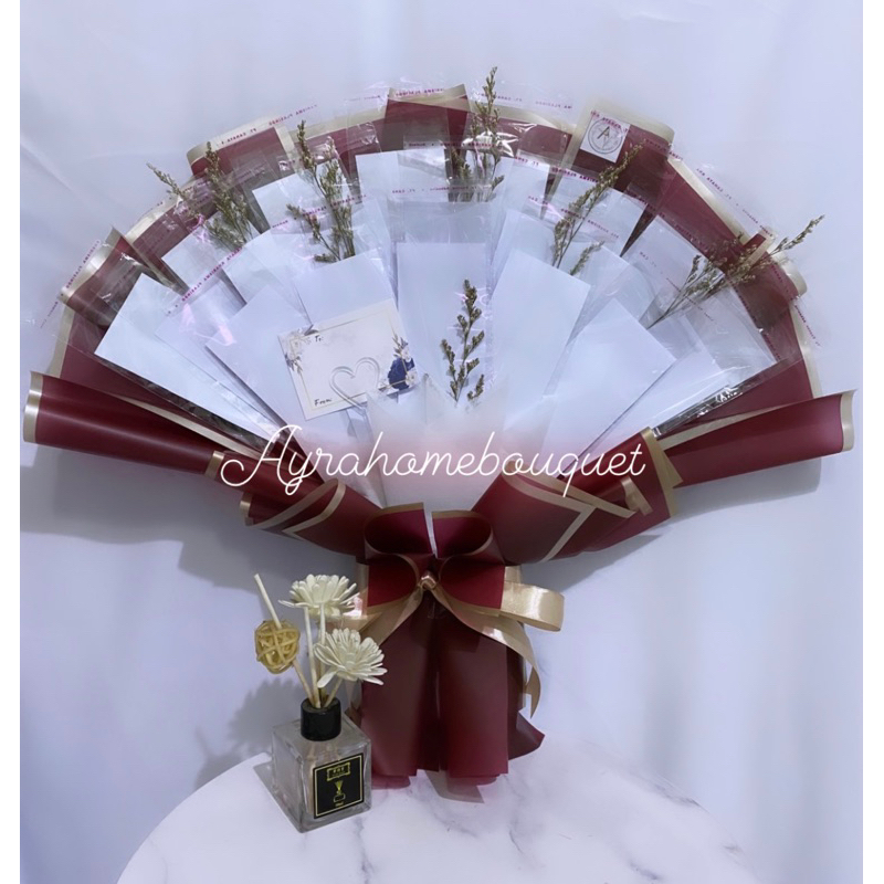 [20 SLOT] Kerangka Money Bouquet Buket Bunga Uang Kosong isi 20 Lembar Free Kartu Ucapan