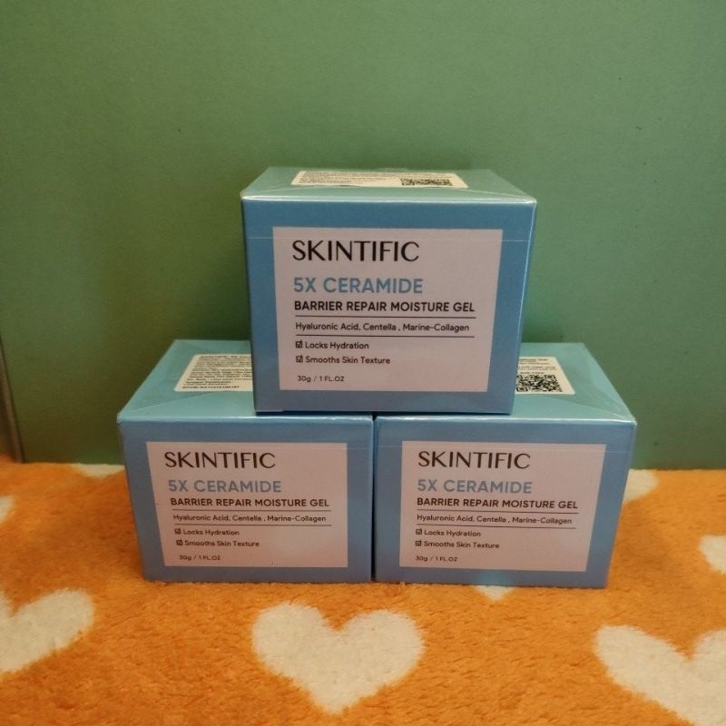 SKINTIFIC - 5X Ceramide Skin Barrier Repair Moisturize 30g pelembab skintific skintific moisturizer melembabkan wajah skintific original