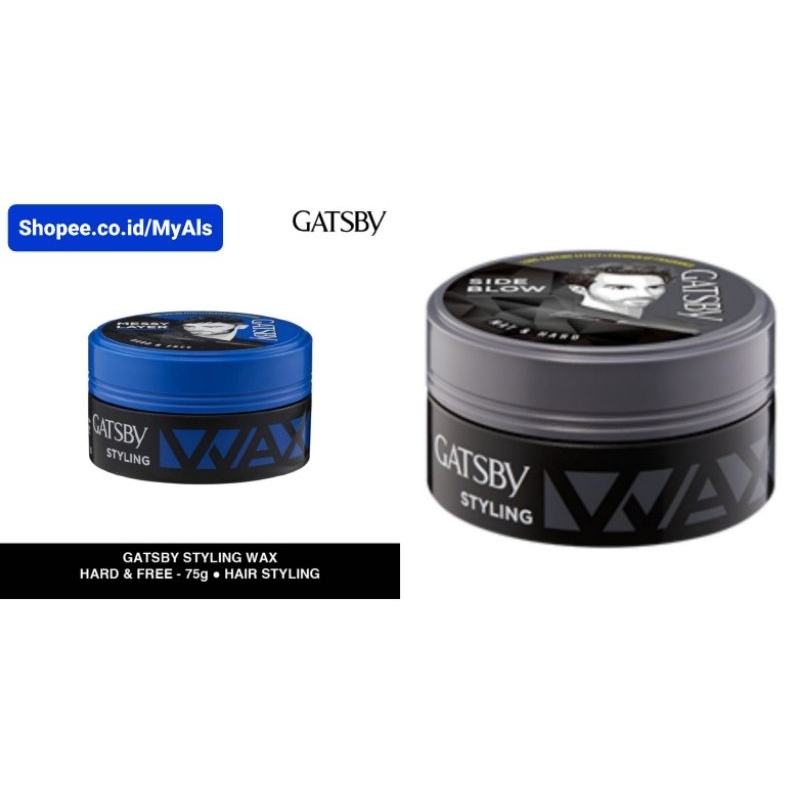 Gatsby Styling Wax [75g] & Pomade [80g] kemasan besar - ED 2025/2026