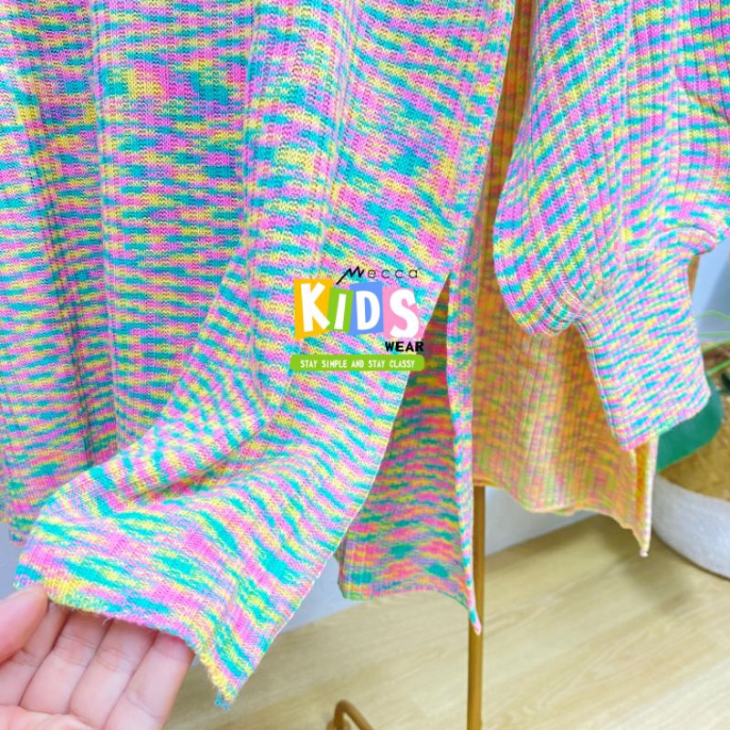 Atasan Tunik Rainbow Knit | setcel Tunik Rainbow