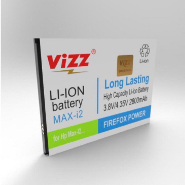Vizz Andromax i2 Baterai Double Power Max-i2  Original