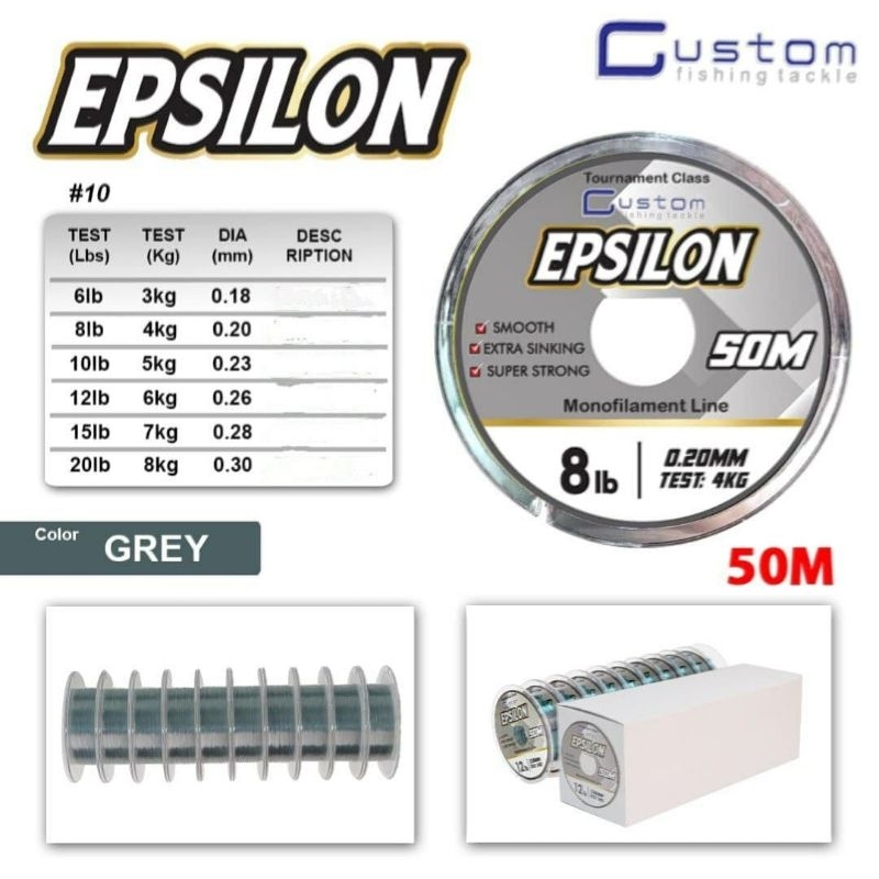 senar pancing murah custom epsilon
