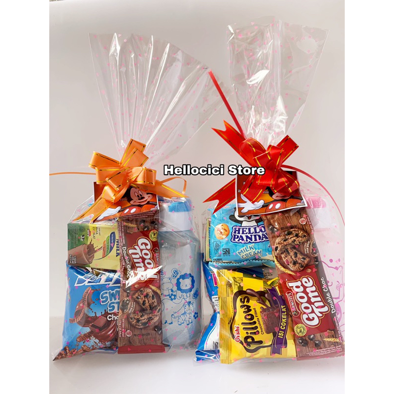 

PARCEL BINGKISAN ANAK SNACK + BOTOL MINUM KEMASAN ULANG TAHUN