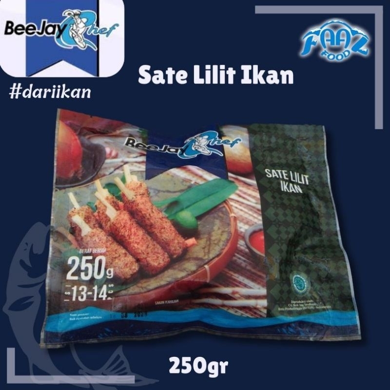 Sate Lilit Ikan Beejay Chef (Frozen Seafood, Olahan Ikan)
