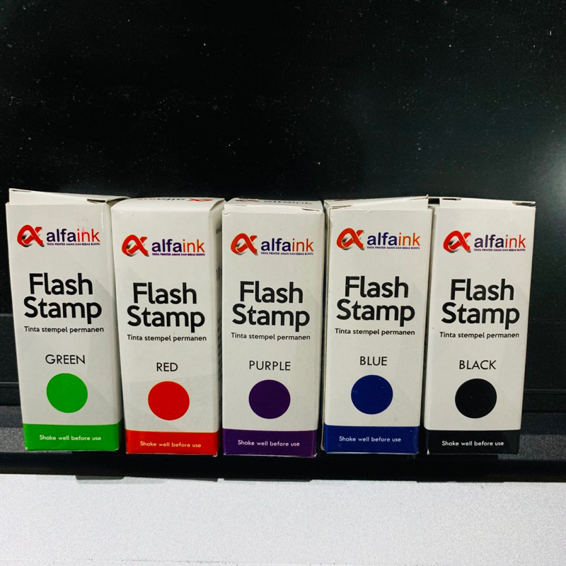

Tinta Stempel Otomatis Flash Stamp Alfa Ink