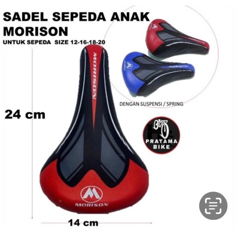 Sadel Sepeda Anak Mini CTB BMX dan MORISON 12-16-18-20 Inch Exotic GT Empuk Murah