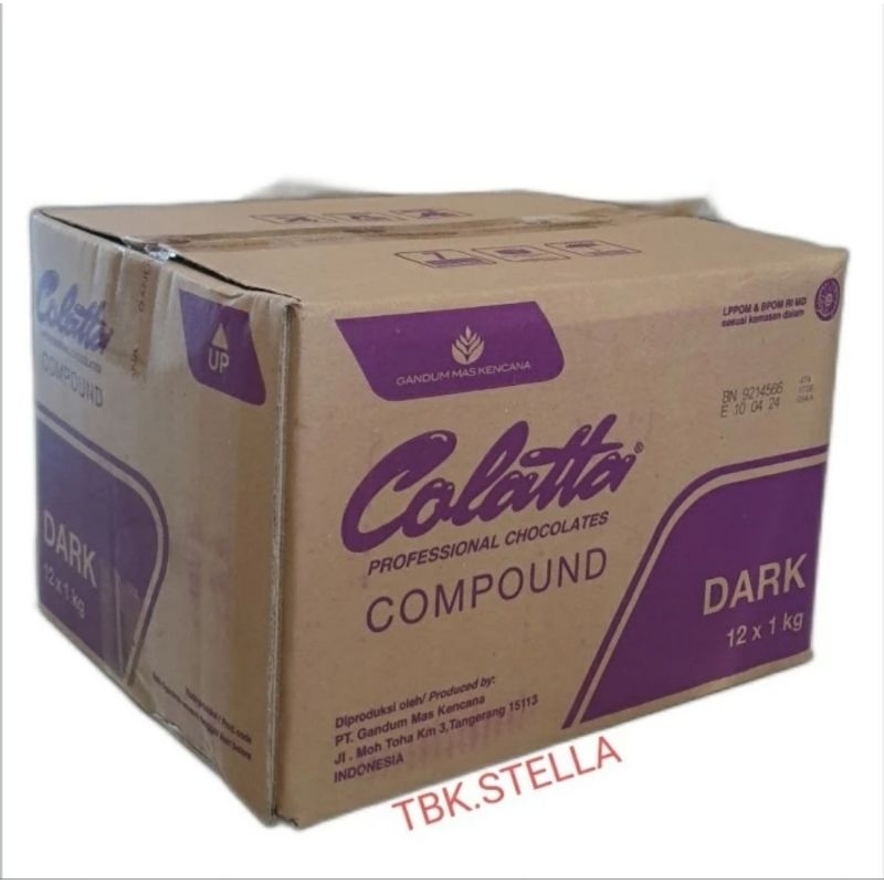

COLATTA COMPOUND DARK 12 X 1 KG / DCC / COKELAT COMPOUND