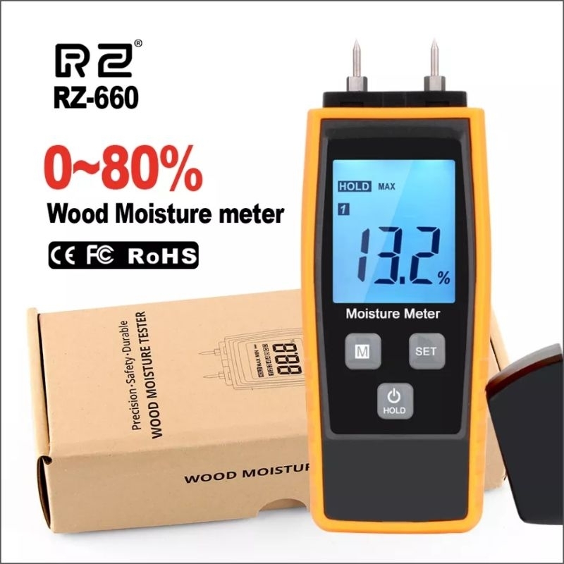 Jual Alat Ukur Kadar Air Kayu Digital Wood Mc Meter Moisture Tester