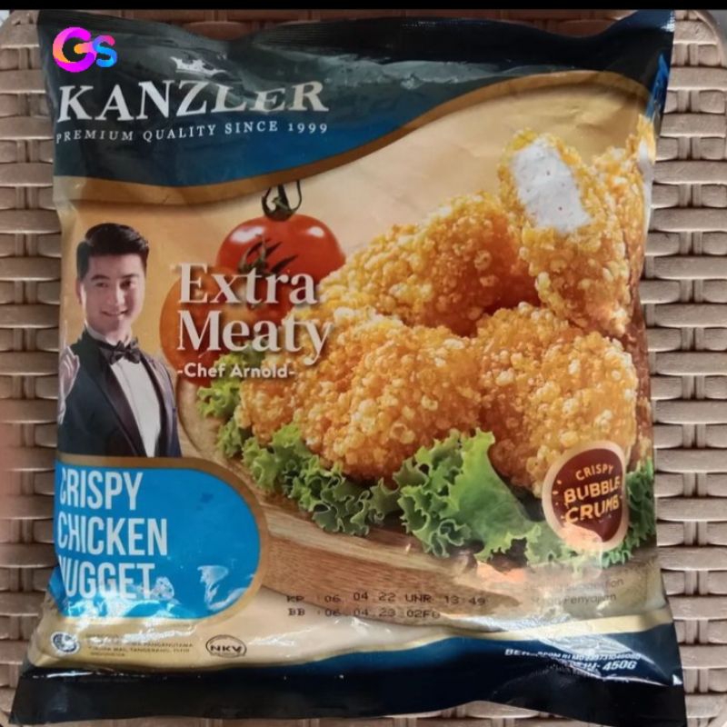 

Naget Kanzler Premium / Kanzler Crispy Chicken Nuget 450gr