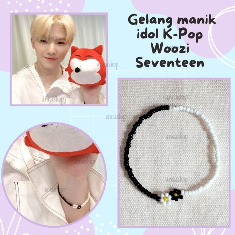 seventeen beads bracelet | gelang tangan | gelang manik | gelang idol kpop | gelang seventeen | Dino