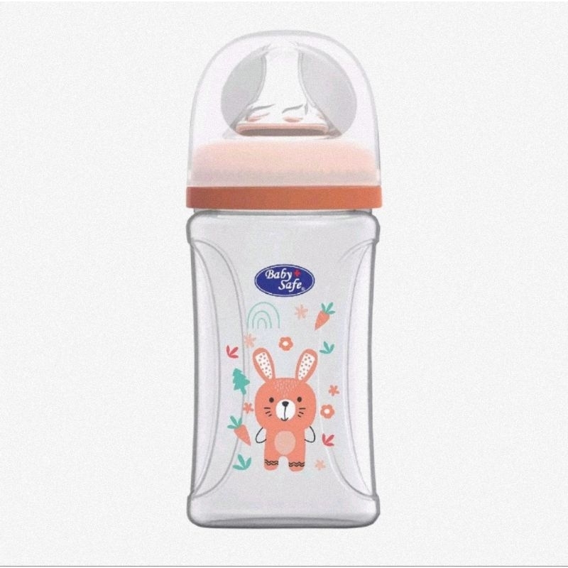 Baby Safe Bottle Wide Neck 250 ml WN08 - Botol Susu Bayi