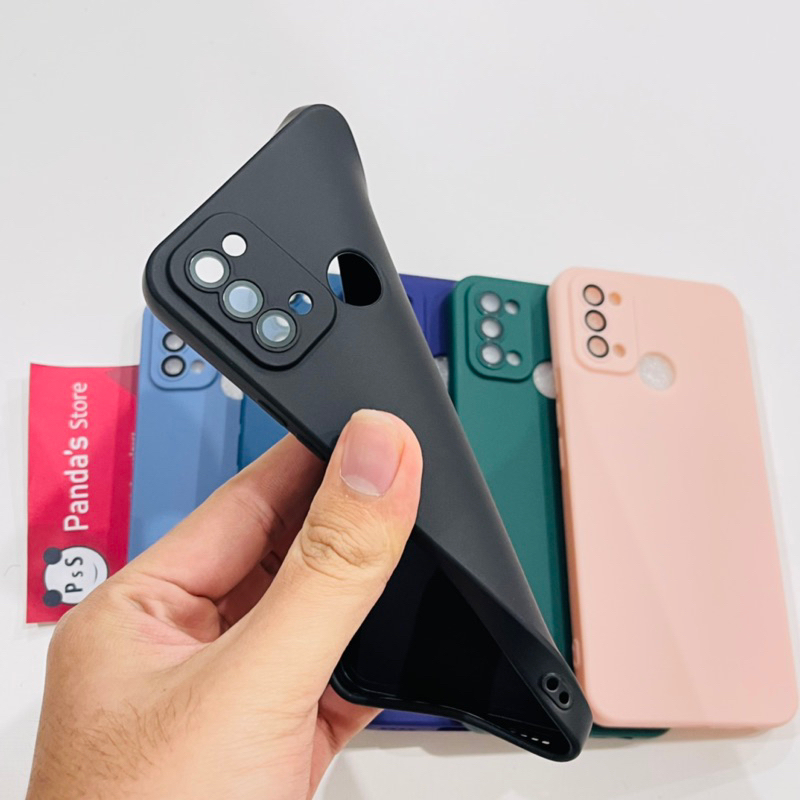 Case Realme C17 / 7i Lenspro Makaron Full Color Softcase Pro Lensa