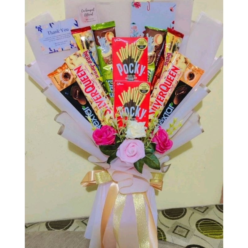 

berbagai jenis buket snack