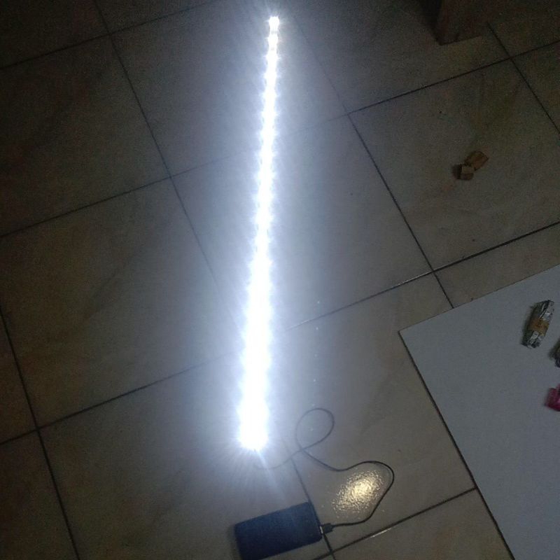 1 Meter Lampu Aquarium Chana Arwana 5 Volt Led Super Terang
