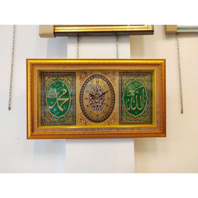 jam kaligrafi ukuran 42*72cm special edition