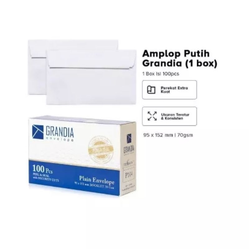 

Amplop Polos Grandia 104 Power Seal