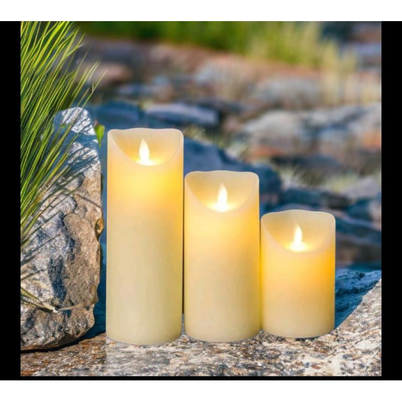 Lilin Goyang Led Diameter 7,5CM Tinggi 13CM