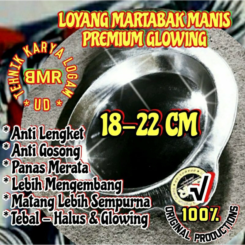 LOYANG MARTABAK MANIS PREMIUM 18-22CM