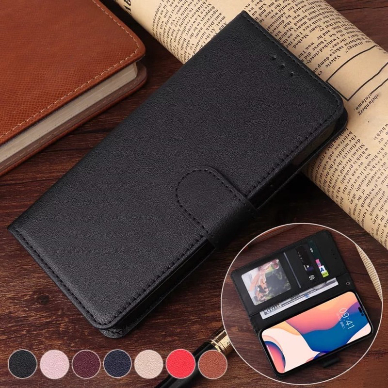 Flip Cover Infinix Smart 4 Smart 5 Smart 6 Smart 6 HD Smart HD Smart 6+ Case Flip Cover Kulit Wallet