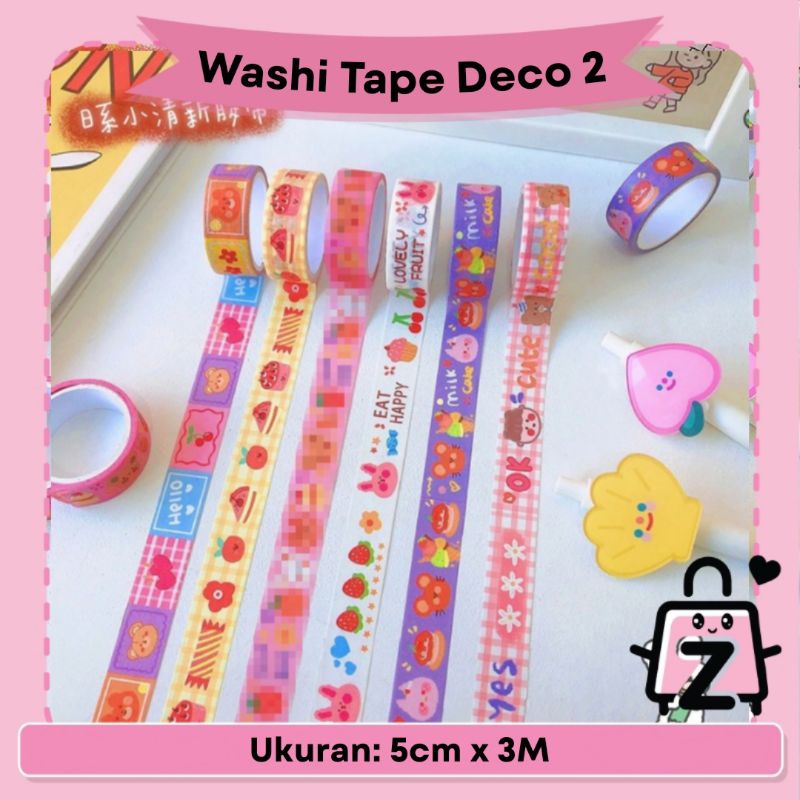 

WASHI TAPE CUTE MOTIF / SOLATIP LUCU 2