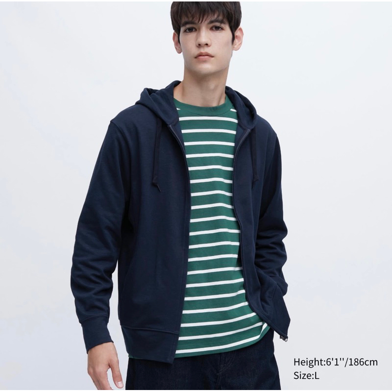 AIRism JAKET UV PROTECTION HOODIE RETSLETING UNIQLO