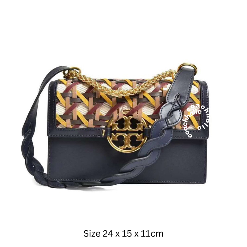 tory burch miller basket weave