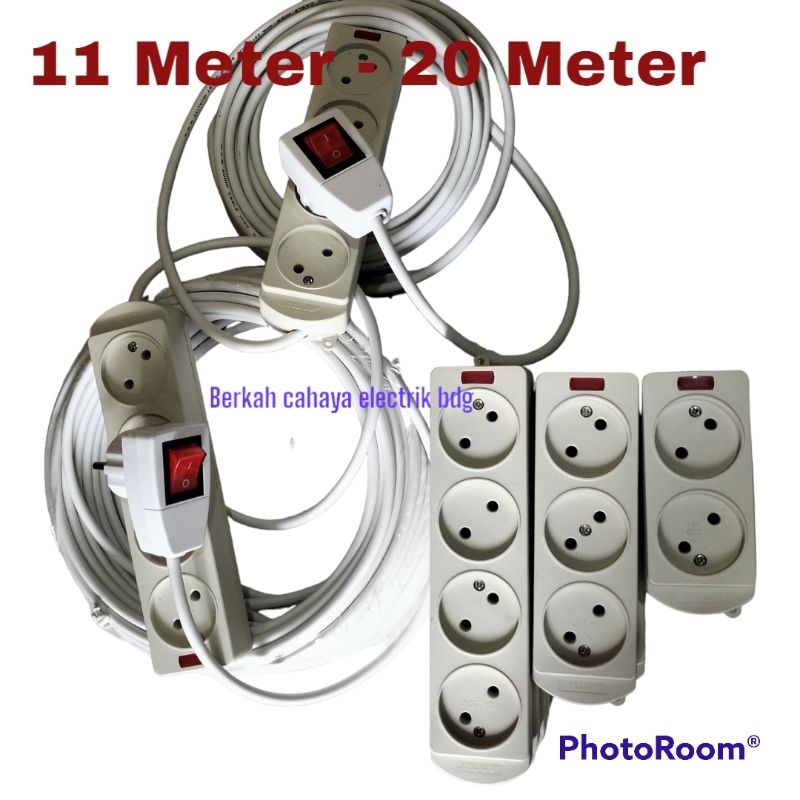 stop kontak gepeng on off / stop kontak gepeng 11-20meter / stop kontak kabel 11 20 meter / stop kon