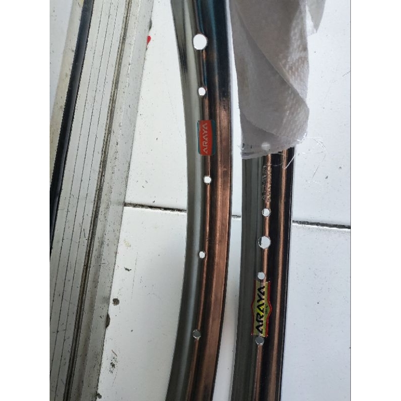 Velg Rims Sepeda Onthel Ukuran 28 Hole 32 & Hole 40 Araya