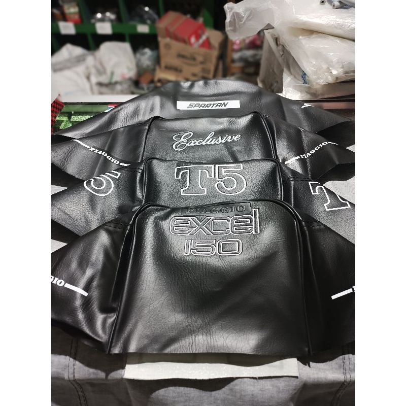 sarung cover tepong jok vespa exclusive Excel spartan T5 bahan bagus tebal