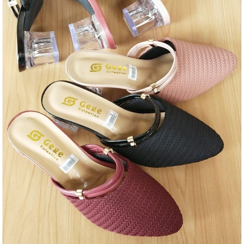 Sandal Kokop Dixsi hak kaca 5cm