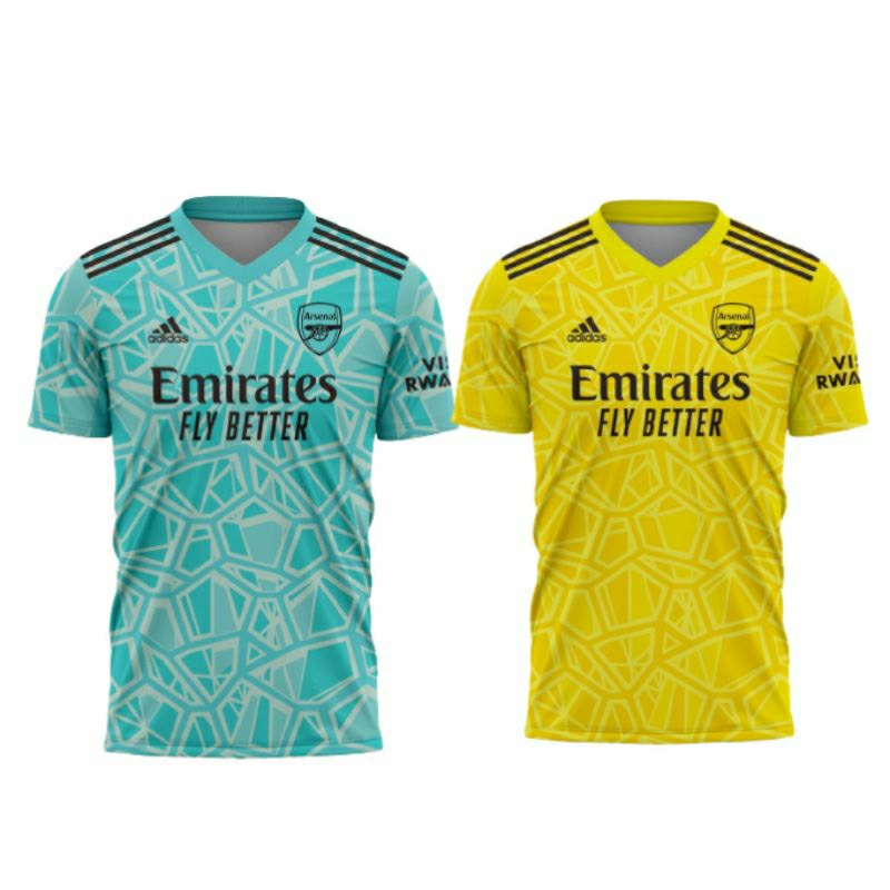 Mens Adidas Yellow Arsenal 23/24 Away Jersey - Yellow