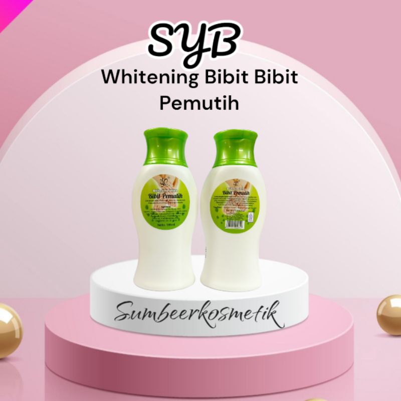 SYB Whitening Lotion Bibit Pemutih 100.ml Tutup Hijau