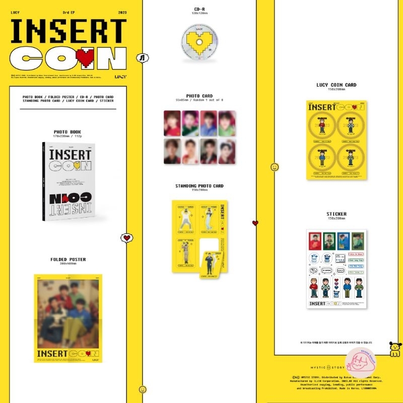[PO] LUCY 3rd EP Album - INSERT COIN
