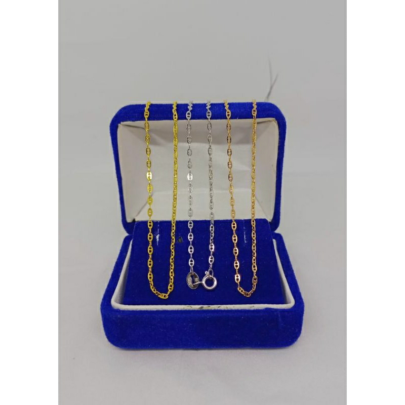 kalung rantai mini carti*r/perak asli silver 925 lapis emas/perhiasan fashion wanita terbaru