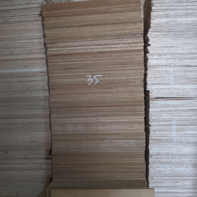 30x90cm 5mm Papan Triplek Plywood Meranti