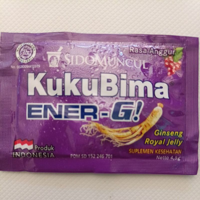 

KUKUBIMA RASA ANGGUR 4,5g sachet